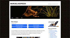 Desktop Screenshot of murcielagopedia.com